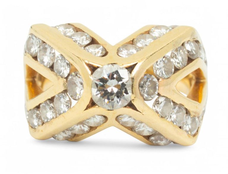 14k Gold Diamond Ring