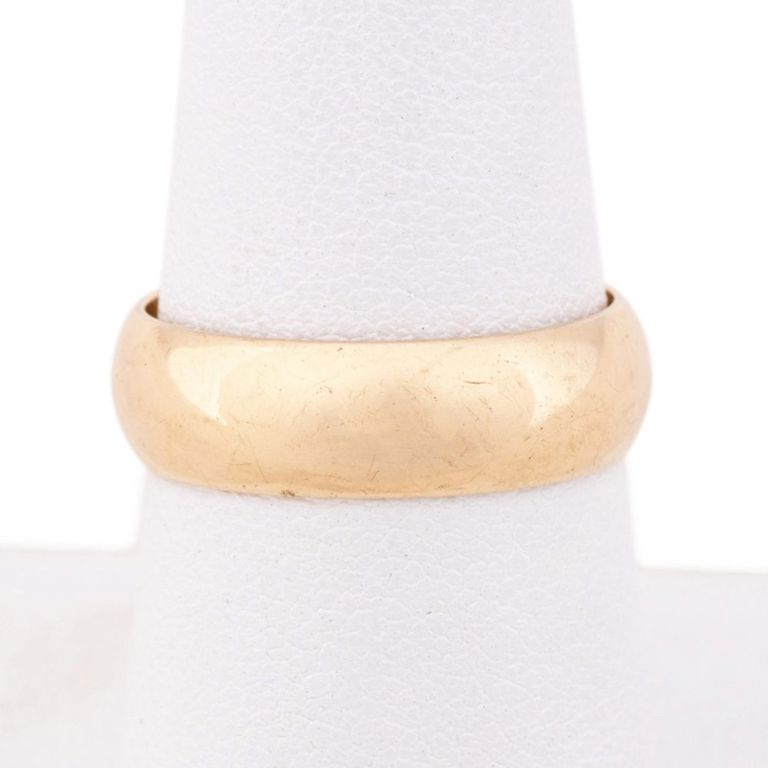 18k Yellow Gold Wedding Band Ring