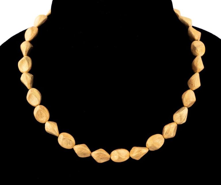 18k Yellow Gold Bead Necklace