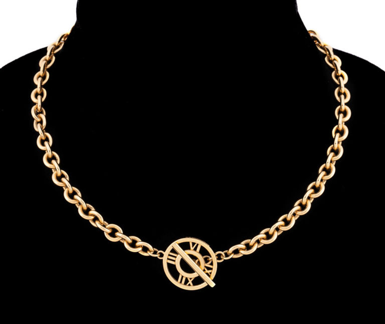 18k Yellow Gold Pendant Necklace
