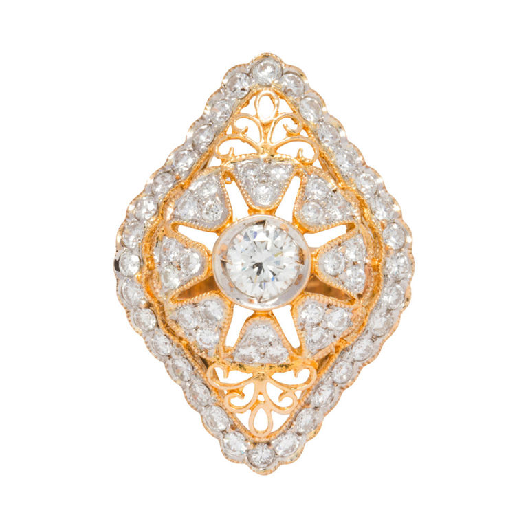 18k Gold Diamond Ring