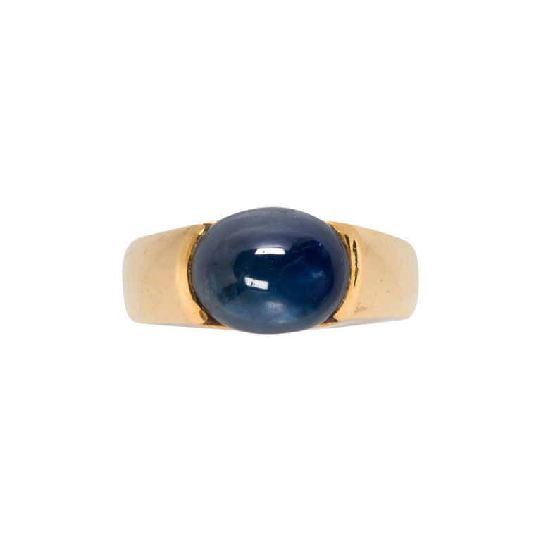 18k Gold Sapphire Ring