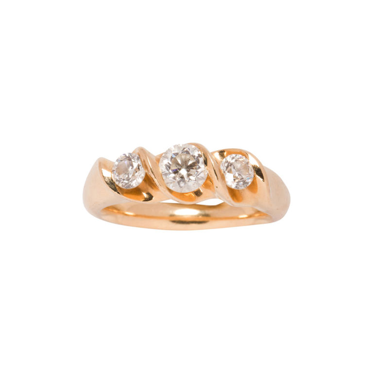 14k Gold Diamond Ring