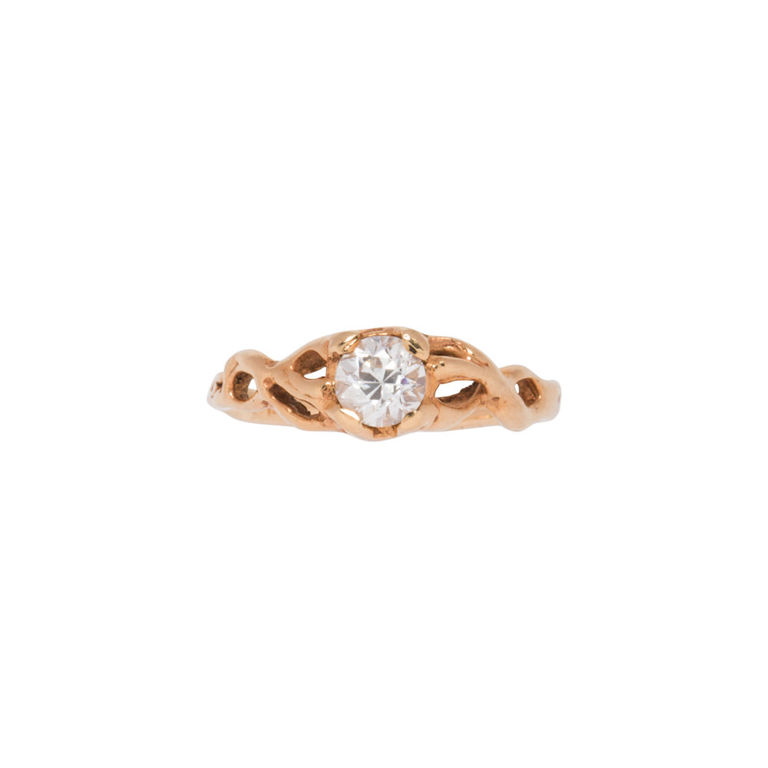 14k Gold Diamond Ring