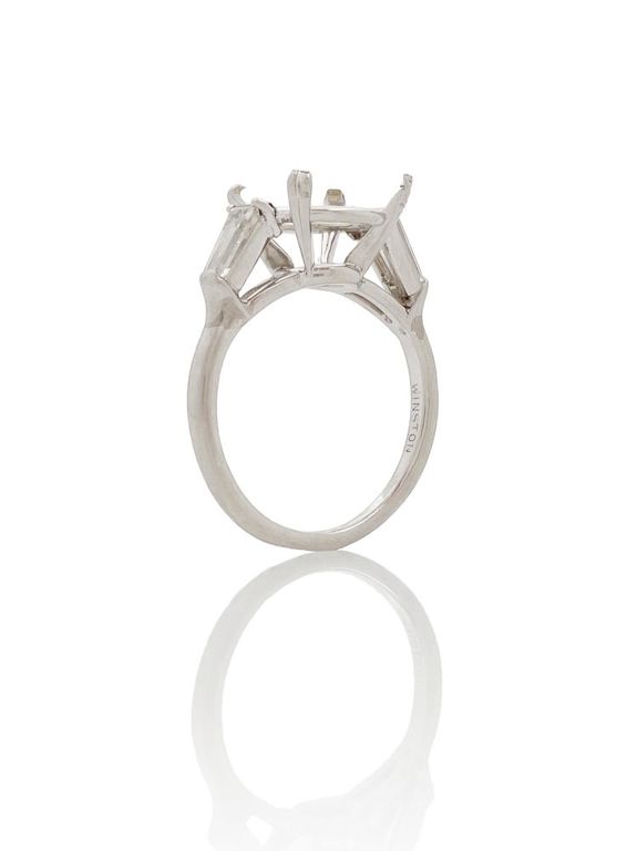 Platinum Diamond Semi Mount Ring