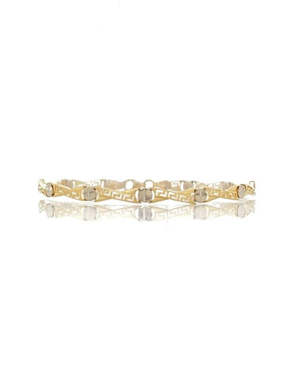 10k Gold Greek Key Bracelet