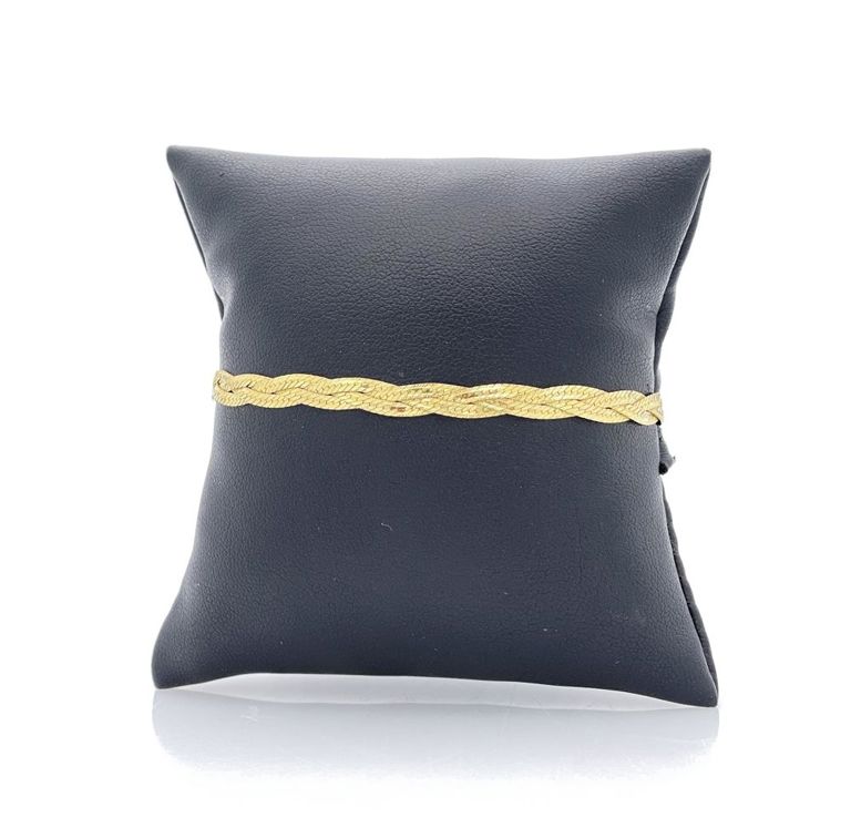 14k Gold Woven Bracelet