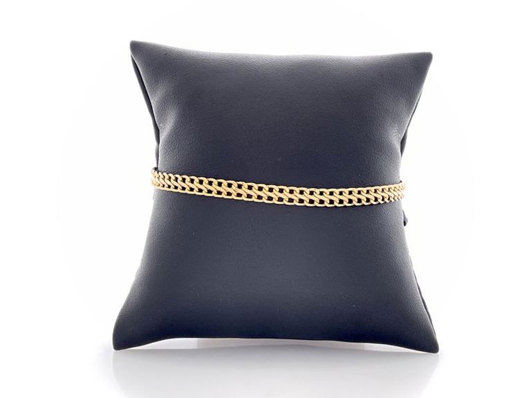 14k Gold Double Cuban Bracelet