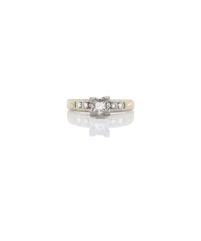 14k Gold Diamond Wedding Ring
