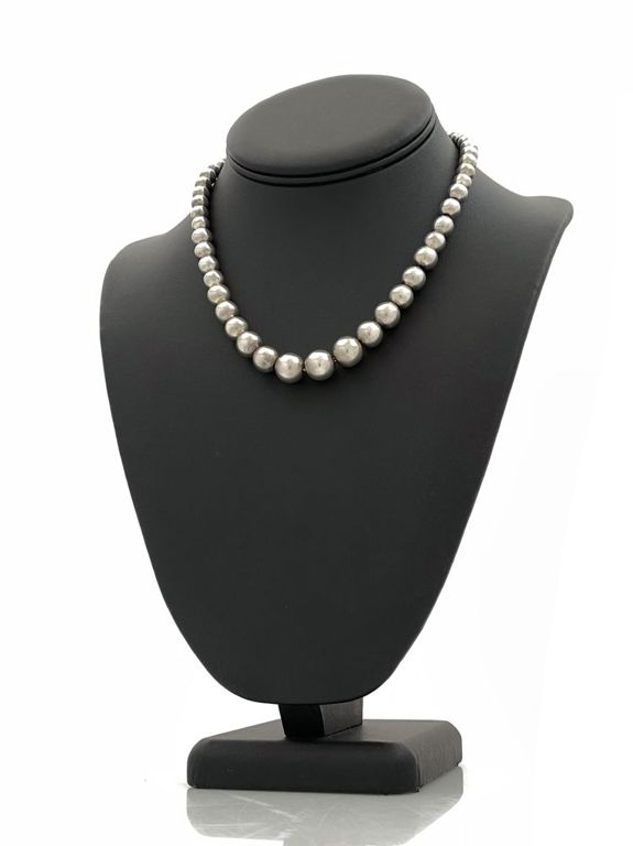 Sterling Silver Bead Necklace