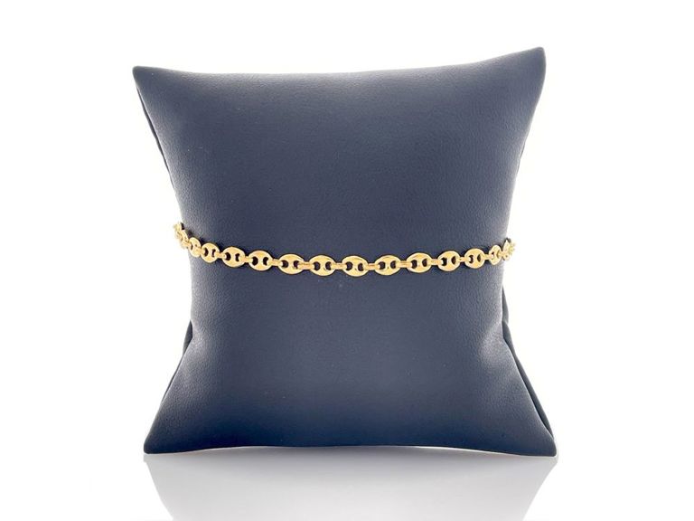 14k Gold Mariner Link Bracelet