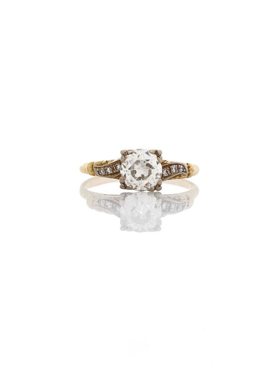 14k Gold Diamond Wedding Ring