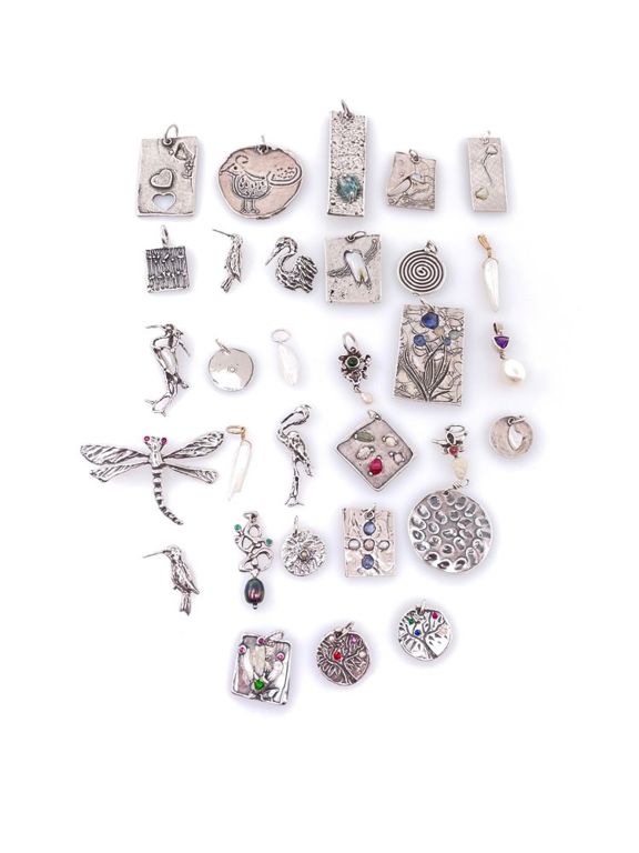 Sterling Silver Pendant Lot
