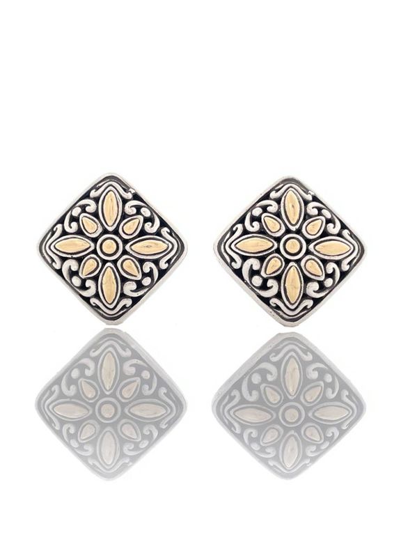 Silver and Gold Earrings