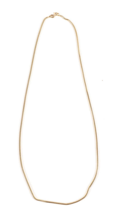 18k Yellow Gold Chain Necklace