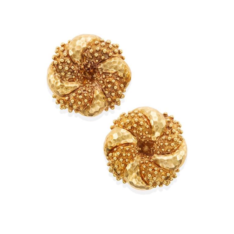 18k Gold Ear Clips