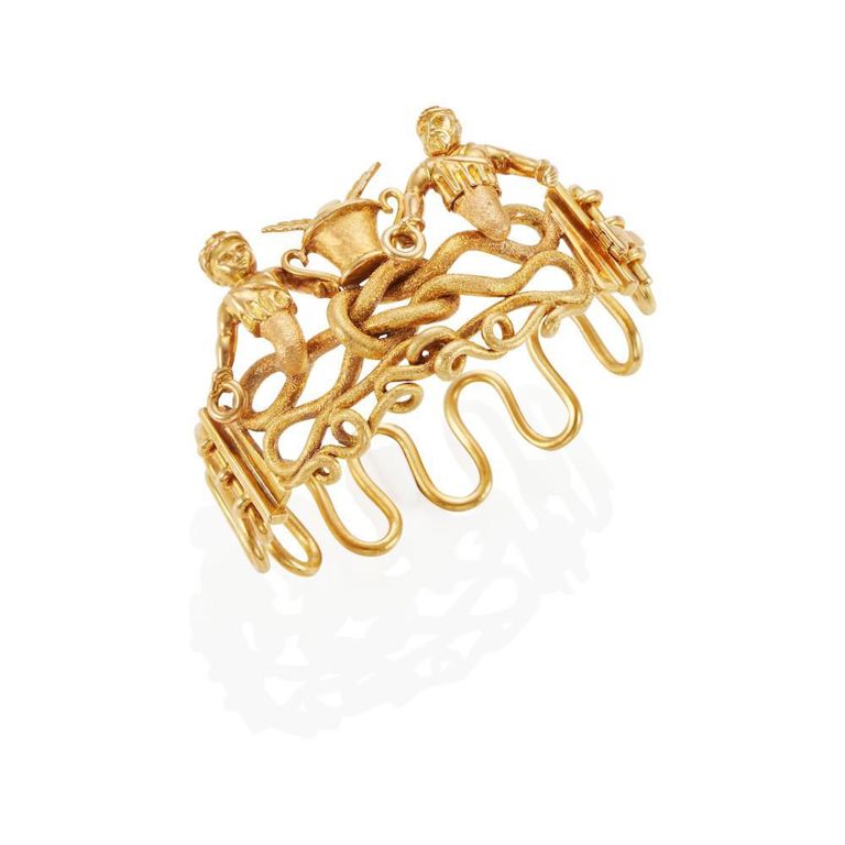 18k Gold Bangle Bracelet