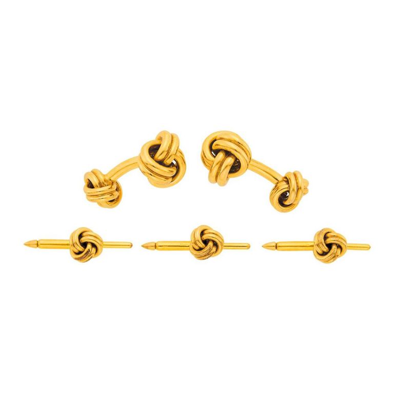14k Gold Love Knot Dress Set
