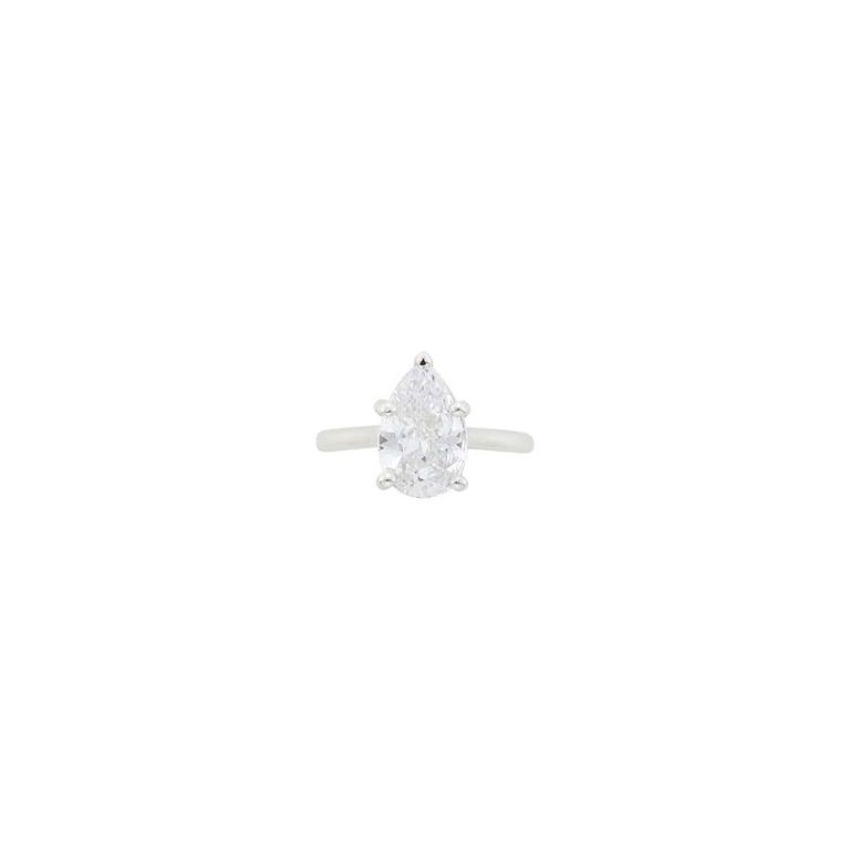Silver Diamond Ring