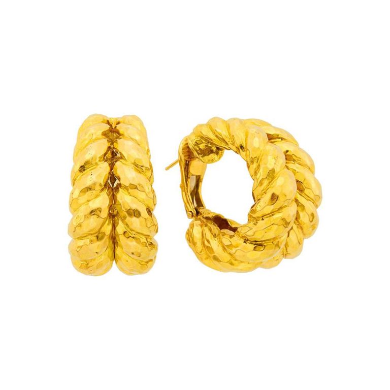 18k Gold Hoop Earrings