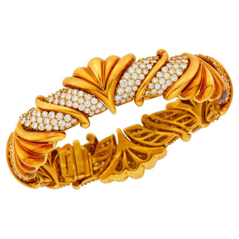 18k Gold Diamond Bracelet