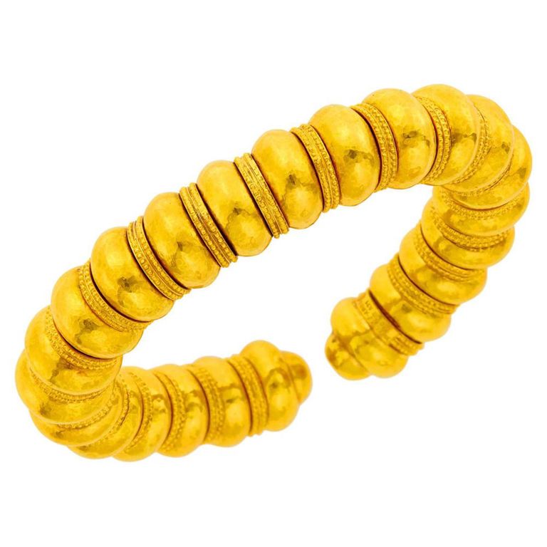 18k Gold 'Minoan-Mycenaean' Cuff Bracelet