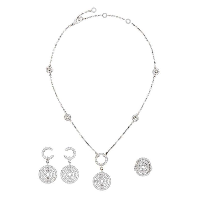 18k White Gold Diamond 'Astrale' Set
