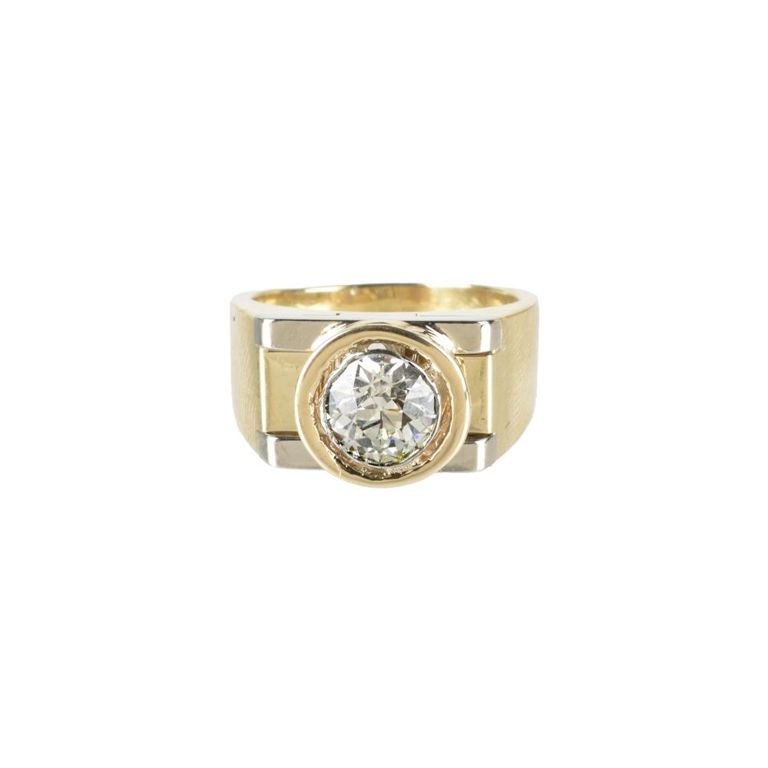 14k Yellow Gold Diamond Ring