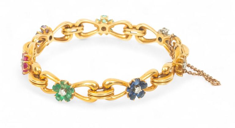 18k Gold Link Bracelet