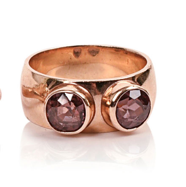 14k Gold Zircon Ring