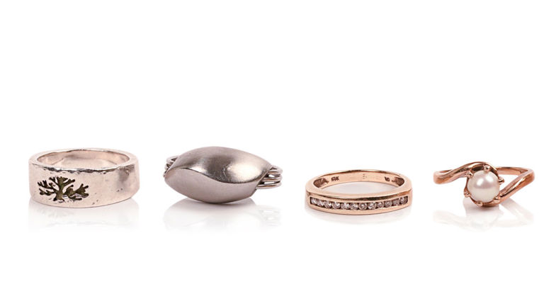 Set of Four Vintage Rings