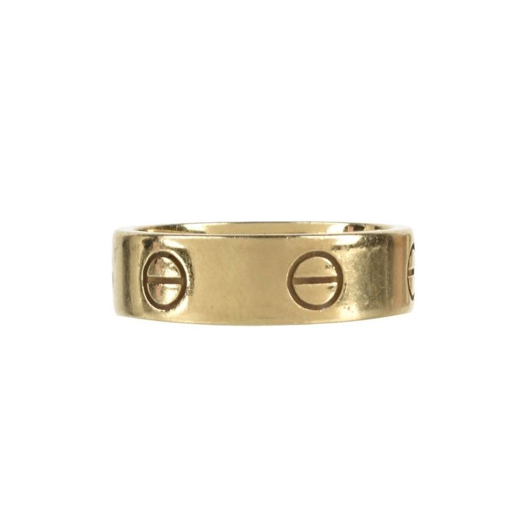 18k Yellow Gold Love Ring