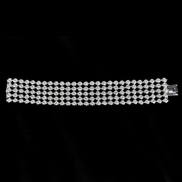 18k White Gold Diamond Bracelet