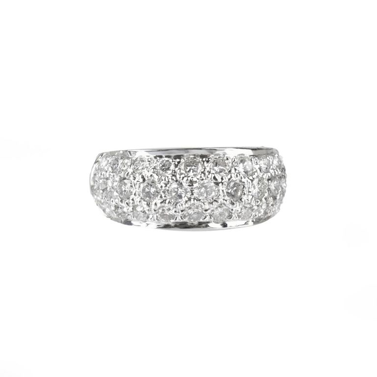 18k White Gold Diamond Ring