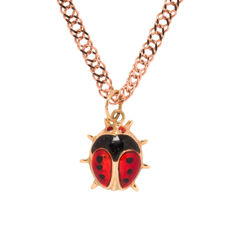 14k Ladybug Charm Bracelet