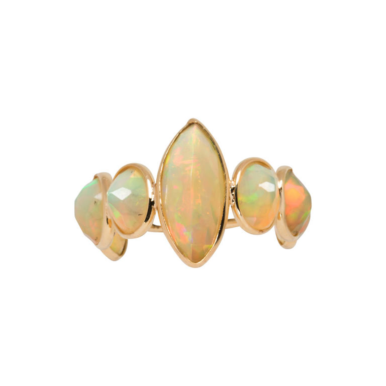 18k Gold and Opal Ring