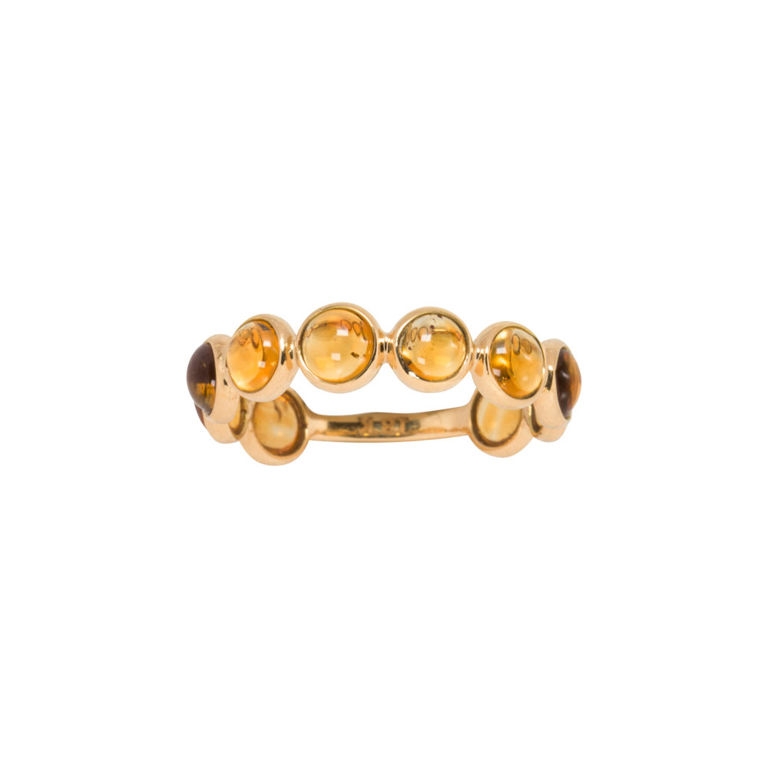 18k Gold and Citrine Ring