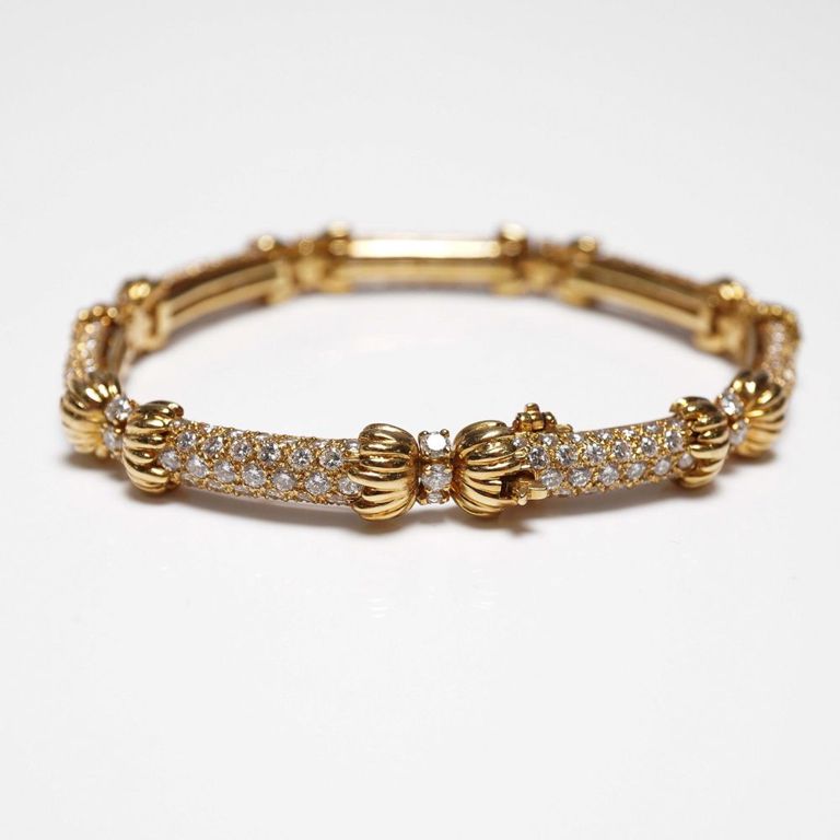 18k Gold Diamond Bracelet