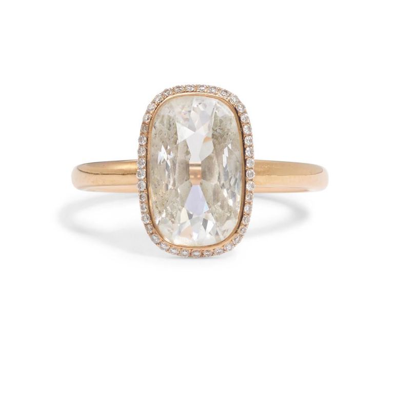 18k Rose Gold Diamond Ring