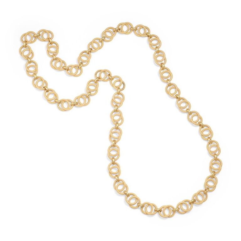 18k Gold Link Necklace