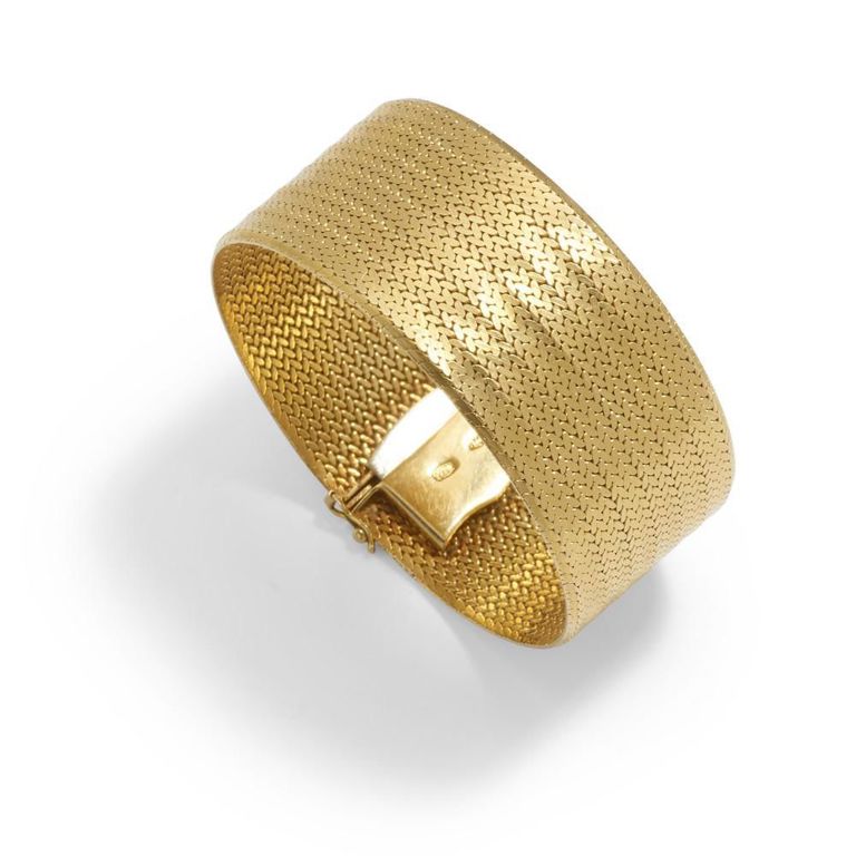 18k Gold Woven Bracelet