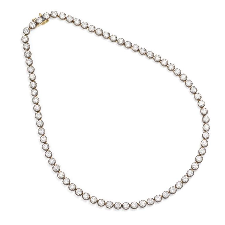18k Gold Diamond Necklace