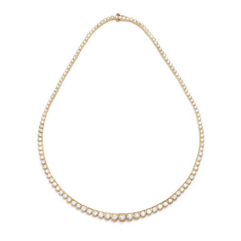 18k Gold Diamond Necklace