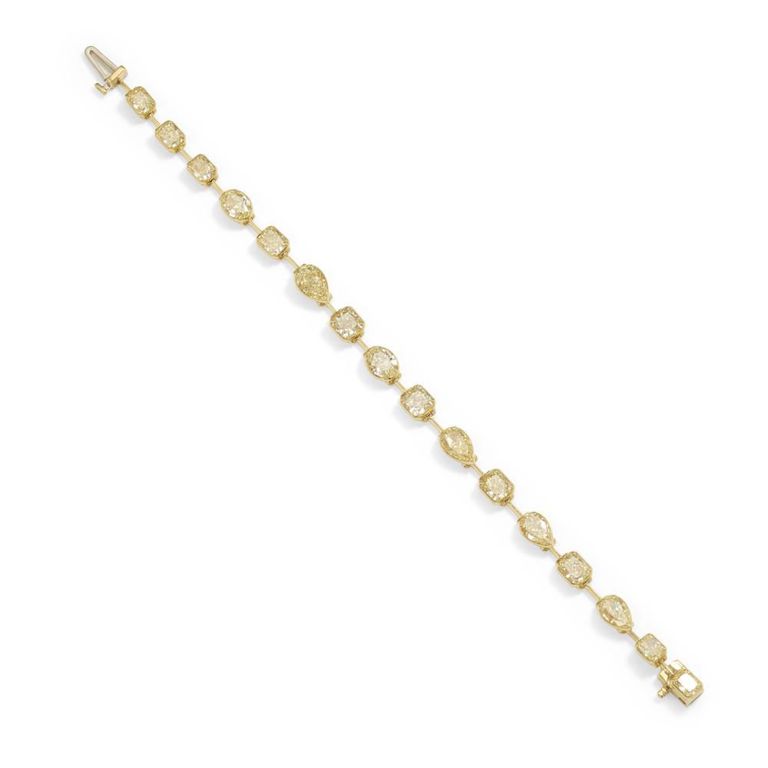 18k gold diamond bracelet