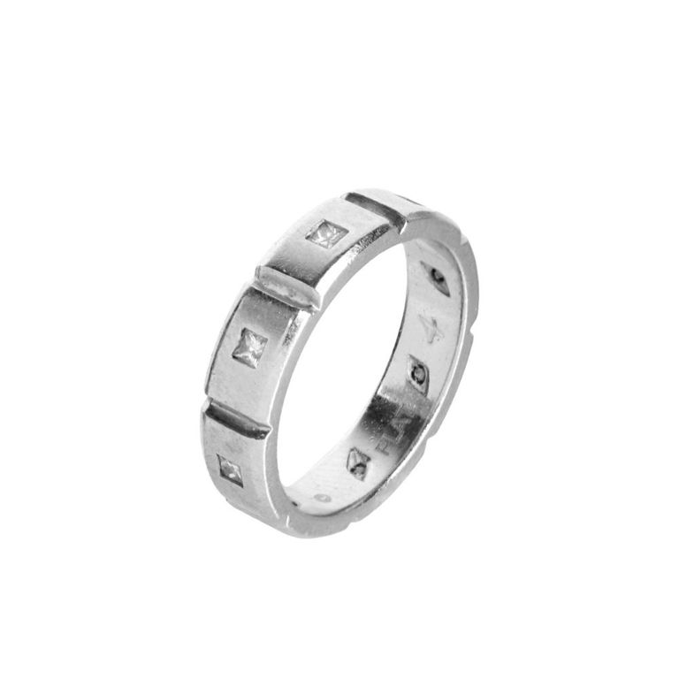 Platinum Diamond Band Ring