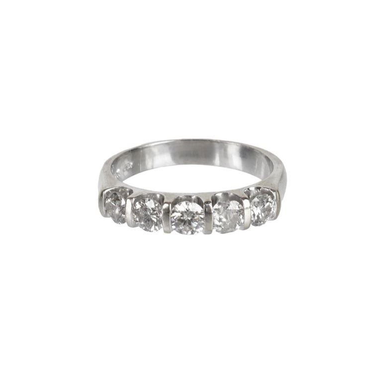 14k White Gold Diamond Ring