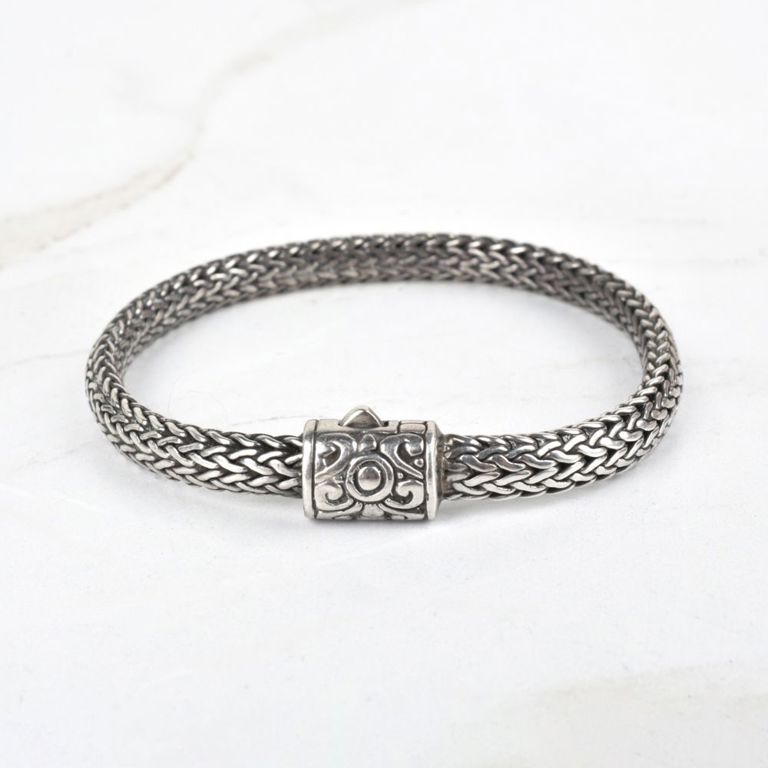 Sterling Silver Snake Link Bracelet