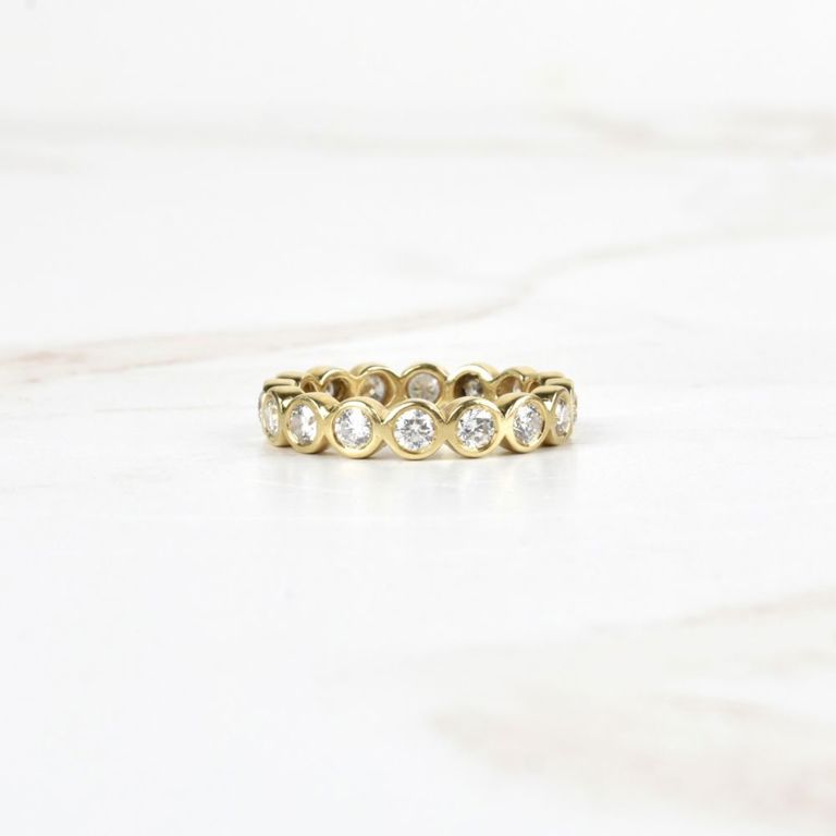 18k Yellow Gold Diamond Eternity Ring