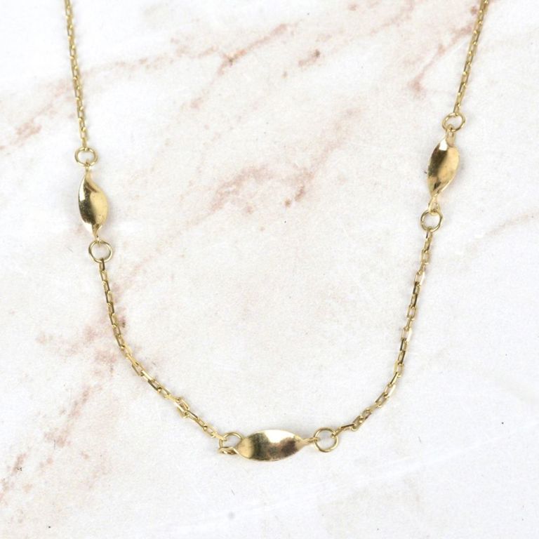 14k Yellow Gold Chain Necklace