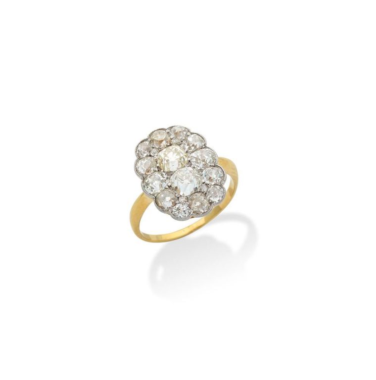 Diamond Plaque Ring